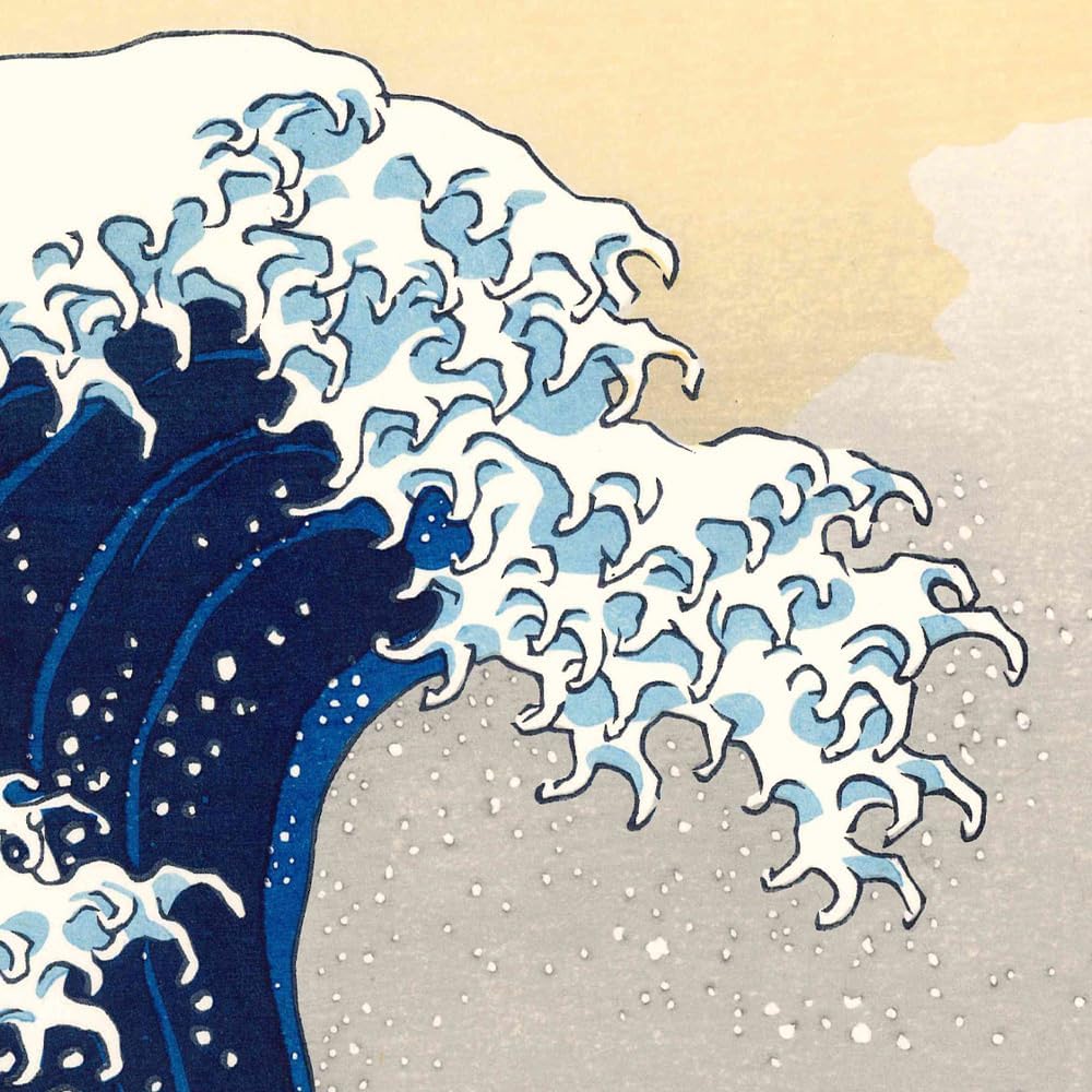 江戸伝承手摺木版画 倍版 冨嶽三十六景「神奈川沖浪裏」初版