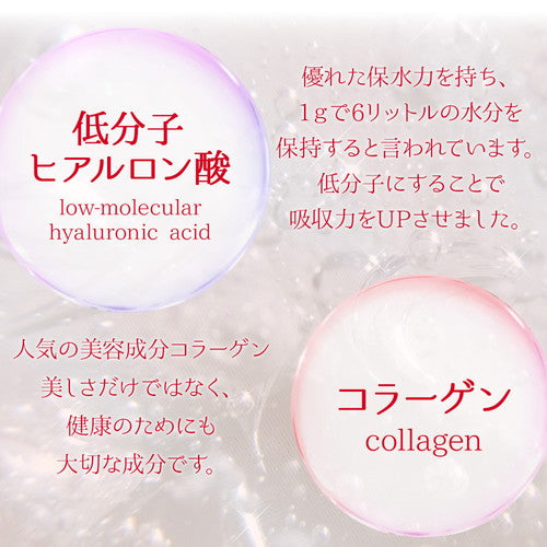 低分子ヒアルロン酸&コラーゲン 180粒 (#30)