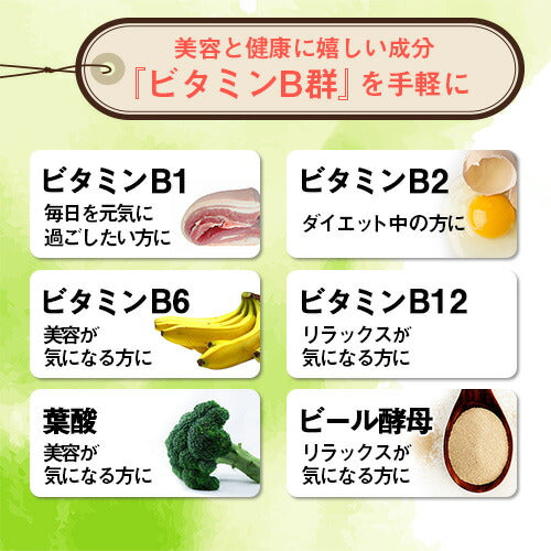 ビタミンB群+葉酸 270粒 (#30)