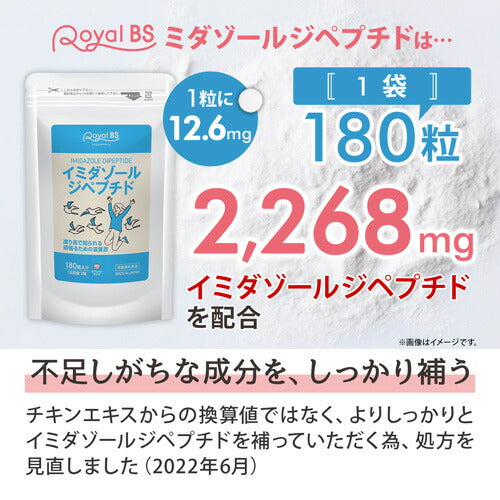 イミダゾールジペプチド180 180粒