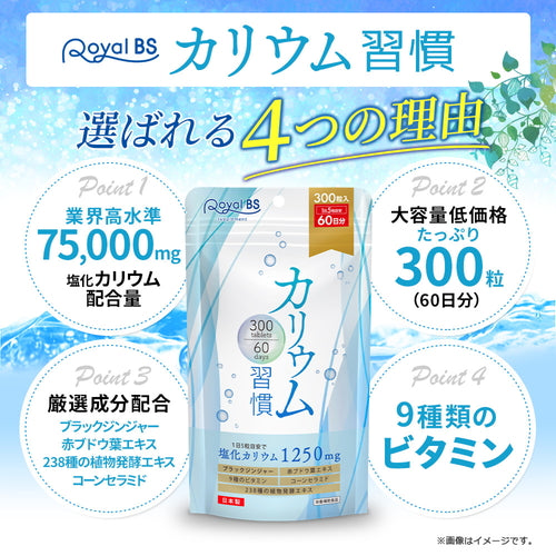 カリウム習慣 300粒 (#40)