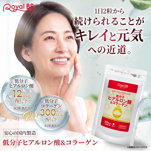 低分子ヒアルロン酸＆コラーゲン 180粒 （#30） – Royal BS 公式